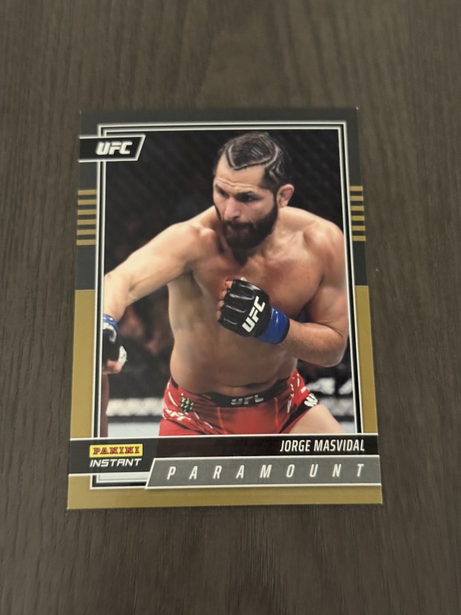 2022 Panini Instant UFC Paramount Gold /125 #P19 JORGE MASVIDAL