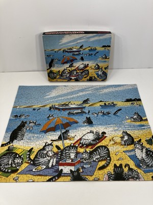 Vintage Springbok Jigsaw Puzzle ''The Cat Days of Summer'' 500 Pieces Complete