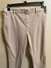 TIME AND TRU LEGGINGS JEGGINGS SZ XL (16-18) BEIGE STRETCH PULL ON — photo 2