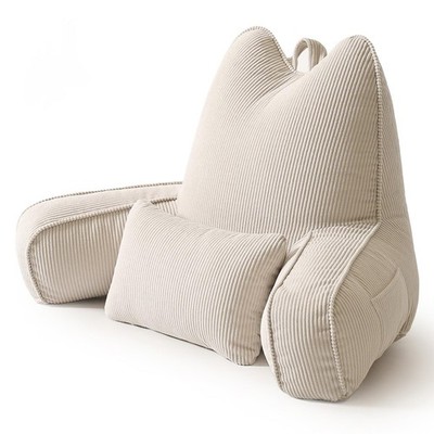 Ailuteie Patented Design Reading Pillow with Arms for Sitting Up, 2in1 Bed Re...