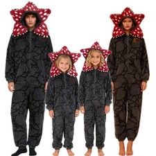 Stranger Things Demogorgon-Pyjama aus Baumwolle warm Lounge-Wear Nachtw&auml;sche