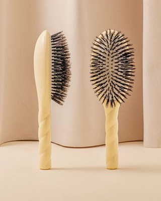 La Bonne Brosse N. 01 Universal Shine & Care Boar Bristle Hairbrush Cair Ivory