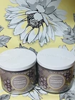 2 Bath & Body Works Snowflakes & Cashmere 3-Wick Scented Candle 14.5oz New