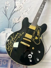 ES-335 Black BB King Electric Guitar Gold Hardware King of Blues US warehouse  