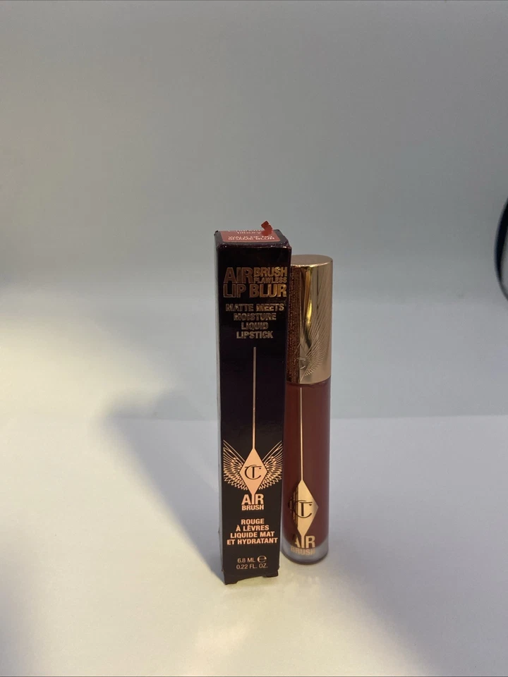 CHARLOTTE TILBURY AIRBRUSH LIP BLUR LIQUID LIPSTICK -WALK OF NO SHAME BLUR .22oz - Image 2 of 2
