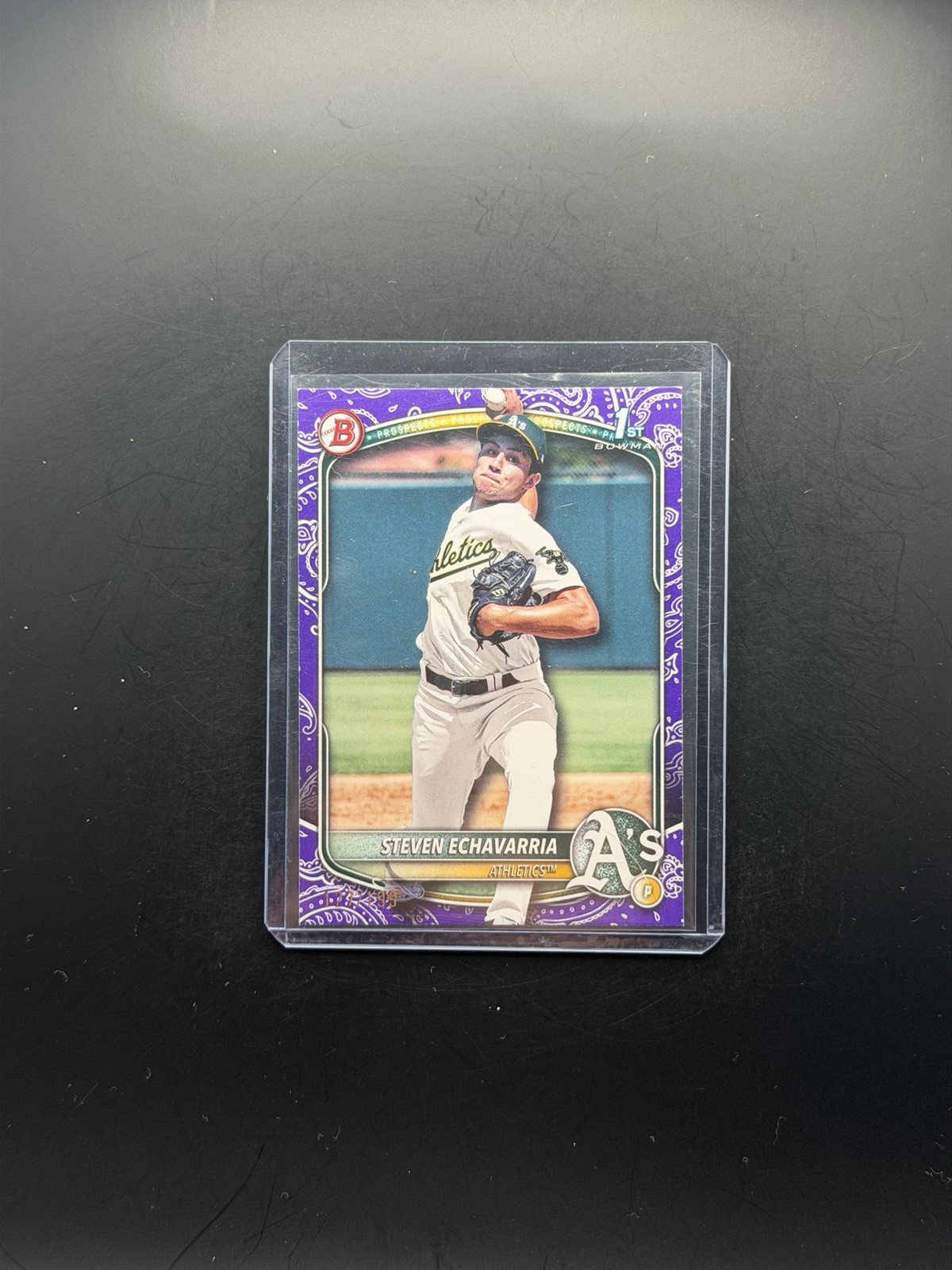 2025 Bowman - Prospects Steven Echavarria #BP-73 Purple Pattern /199 (RC)