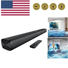 Versatile 2-in-1 Sound Bar with Auto Volume Boost and Bluetooth Connectivity