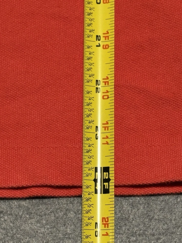 Женская рубашка-поло с длинным рукавом Ralph Lauren Golf красный классический крой с вышивкой M - Изображение 3 из 4