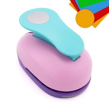 Jeemiter 3 Inch Circle Hole Punch  Heavy Duty Lever Punch for Cardstock  Th...