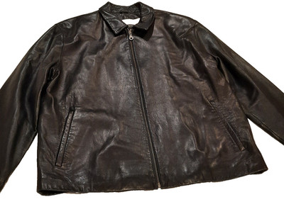 Robert comstock leather jacket レザージャケット Robert Comstock Genuine Leather Black Jacket Size 46 Classic