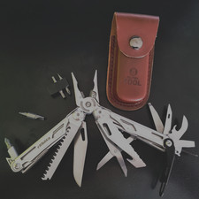 Multitool Leatherman Wave Style von Ultima-Tool: Viper² + XL Zubehör 2 Holster