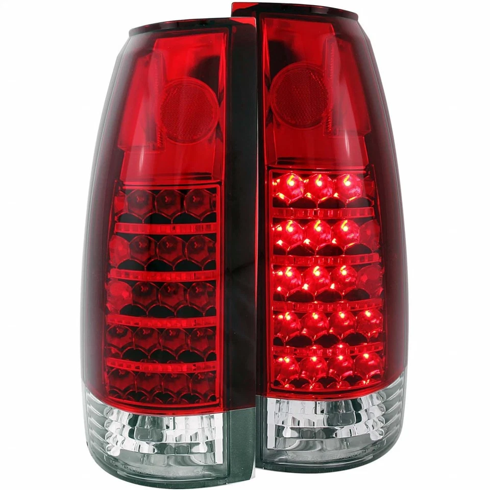 Luces traseras LED rojas/claras ANZO para GMC K1500 Suburban 1992-1999 Foto 3 de 4