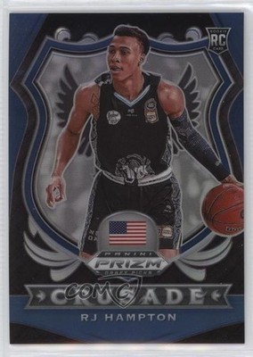 2020 Panini Prizm Draft Picks Crusade Blue 101/199 RJ Hampton #93 Rookie RC 11n6