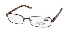 OSCAR DE LA RENTA OSM 807 EYEGLASS FRAME/GLASSES NARROW RECTANGULAR LENSES RARE