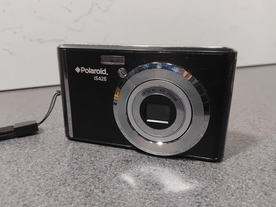 Polaroid Digital Camera iS426 16.0MP Black Tested - Image 4 of 4