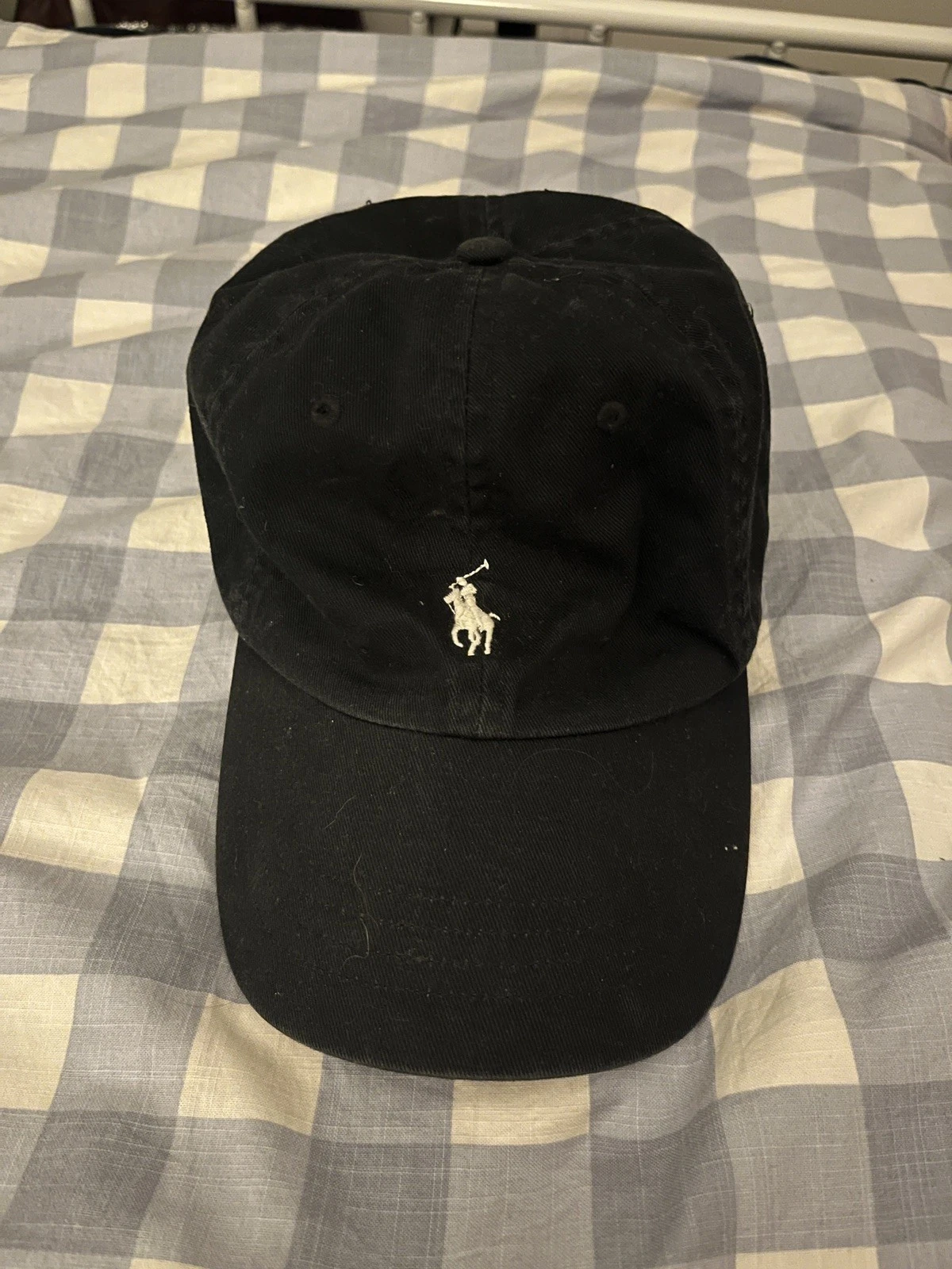 Ralph Lauren Baseball Cap Mens Size O/S Black Adjustable Embroidered
