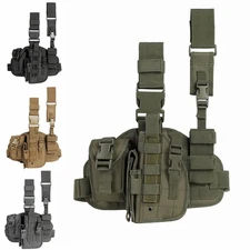 Tactical Leg Gun Holster - Outdoor Camouflage Bag, Phone Pocket, Hunting Gear