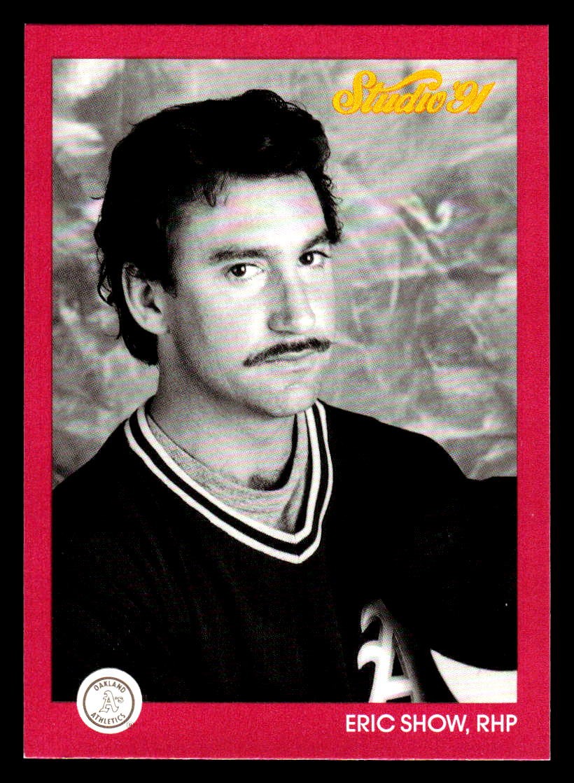 1991 Studio #108 Eric Show Oakland Athletics