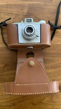 Kodak Vintage Photo Camera Pony 828 Anaston Lens Flash 200 Shutter Leather Case