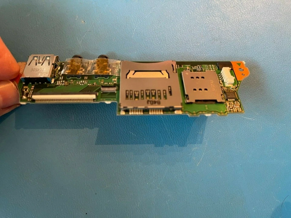 FUJITSU LIFEBOOK U745 AUDIO USB PCB BOARD W/ FLEX CABLE CP670085-Z2 CP670085-X2 - Image 4 of 4