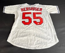 Orel Hershiser Signed Cleveland Indian's Jersey '1995 ALCS MVP' PSA 9A20612