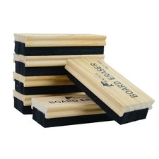 6 Pack Chalkboard Erasers Premium Wool Felt Eraser Dustless Wood Chalk Eraser...