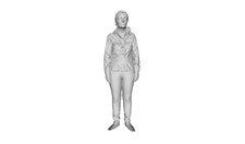 Printle C Femme Figure Debout 098 Pour Dioramas Trains Modèle