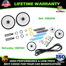 Dryer Maintenance Kit for Maytag Kenmore 33002535 306508 12001541 Belt Roller US