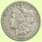 1885-S Morgan Silver Dollar | Better Date - Very Fine Details   *1169