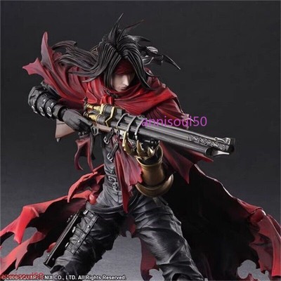 In US! Play Arts Kai Final Fantasy VII Vincent Valentine Action Figure New PVC