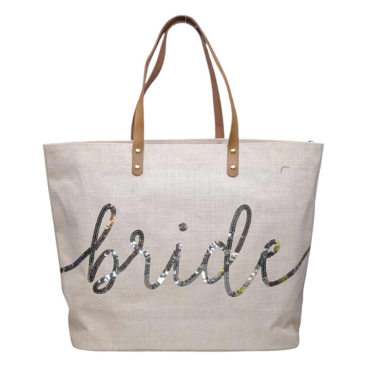 Bridal Gown Mud Pie Bride Tote Mudpie Jute Bride Tote Bag Womens