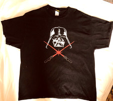 Vintage Star Wars Lucas Films T Shirt Mens XL Crewneck Short Sleeve Darth Vader