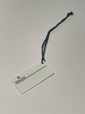 Rolex New Style White Hang Tag From Submariner   100% Authentic  