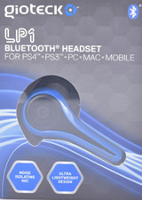 Gioteck LP1 Cuffie Bluetooth Mono Wireless PlayStation PS3 PS4 PS5