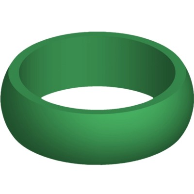 Two Silicone Wedding Rings - High Grade Replacement Bands For Work, Gym & Active Lifestyles