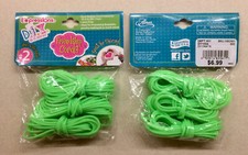 2x Factory Sealed Packs 6x Total Friendship Crafting Cords Neon Green 