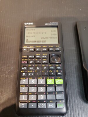 Casio FX-9750GIII Graphing Calculator Black USB Power Graphic