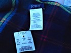 NEW with Tag  J Crew Scotland Tartan Plaid Cape Poncho Shawl Wrap Fringe 71 x 29 — photo 8