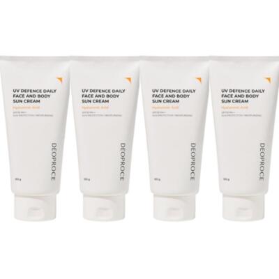 Deoproce UV Defence Daily Face and Body Sun Cream SPF30 PA++ 300g*4Pcs FREE SHIP