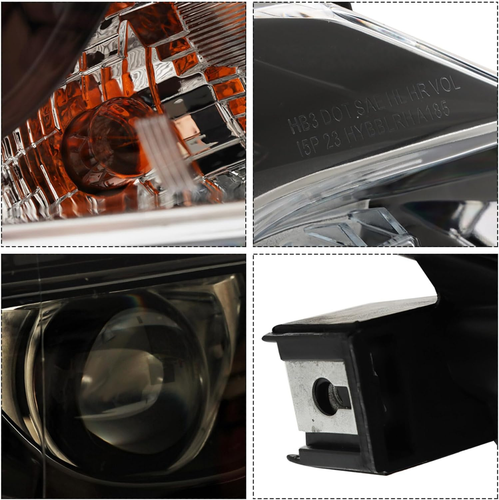 Headlights Assembly for 2014-2016 Toyota Corolla Projector Headlights Headlamps - Picture 4 of 7