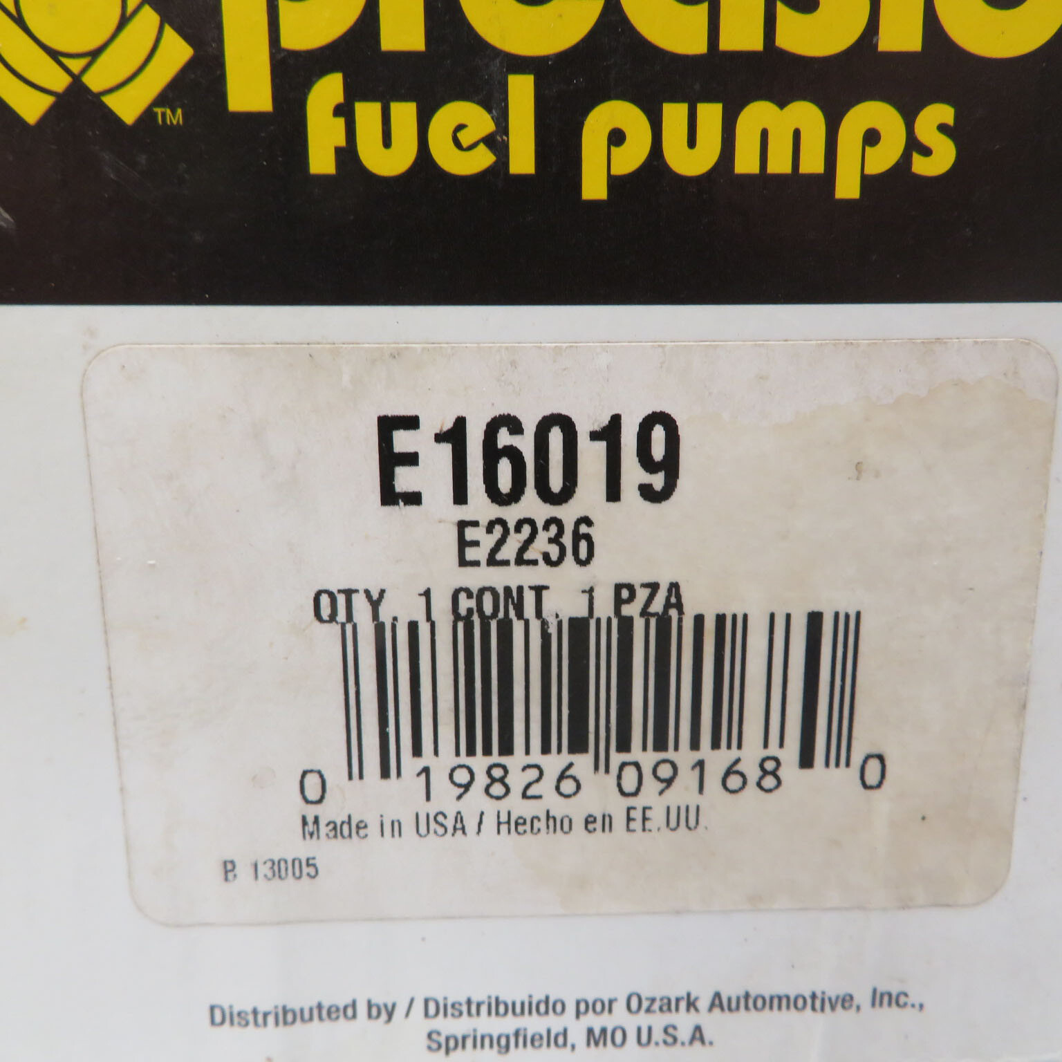 E16019 Precision Fuel Pump eBay