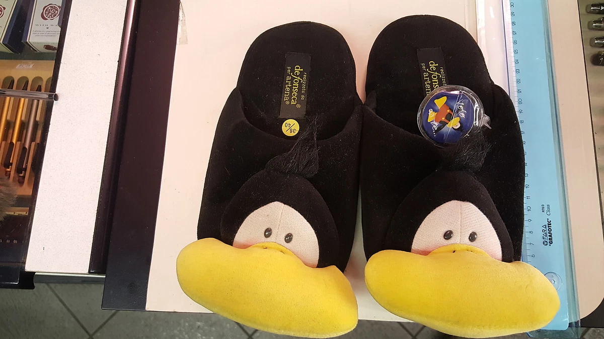 PANTOFOLE PELUCHE PAPERA SHOES DUCK CIABATTE SCARPE eBay