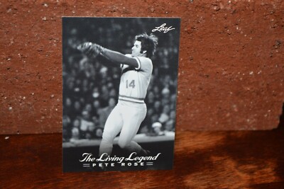 THE LIVING LEGEND PETE ROSE LEAF # 10 TRADING CARD 2012