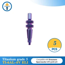 5 pcs Straumann BLX RB compatible Impression Coping Open Tray Pick-Up transfer