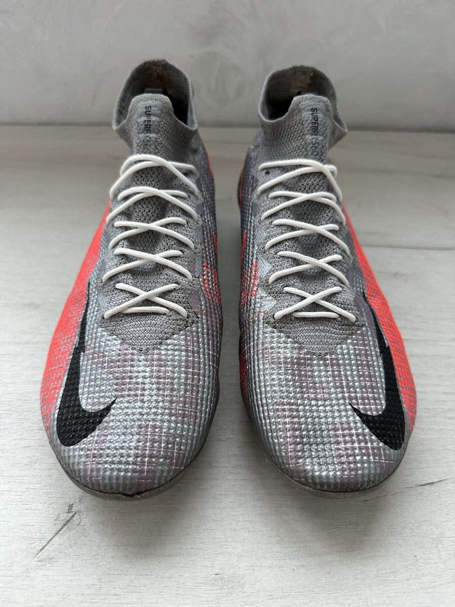 Nike Mercurial Vapor Superfly 7 Elite FG Silver Red ACC