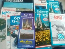Bundle of Florida Tourism Leaflets from 1980.