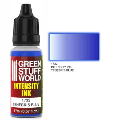 Green Stuff World 1732 INTENSITY INK TENEBRIS BLUE 17ml