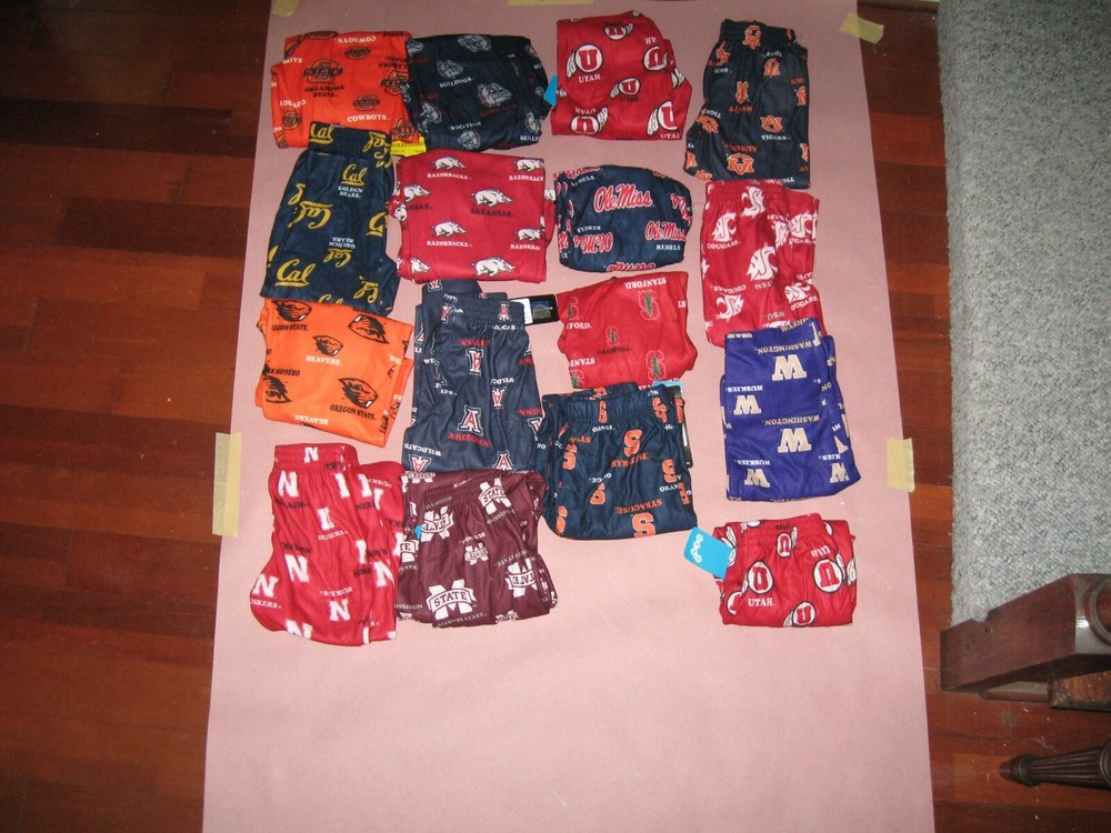 College GEN 2 Toddler & Youth Pajama Pants, All Colors, SCHOOLS & Sizes, NWT