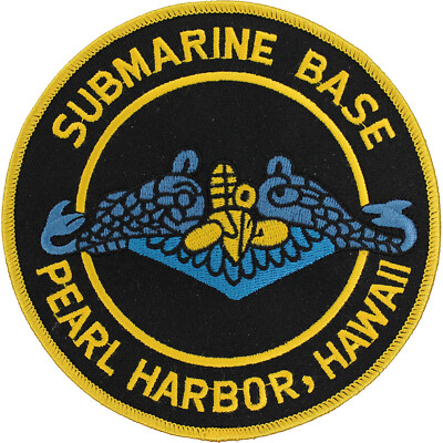#ad Naval Submarine Base Pearl Harbor Hawaii Patch 5quot; P1698 $9.95