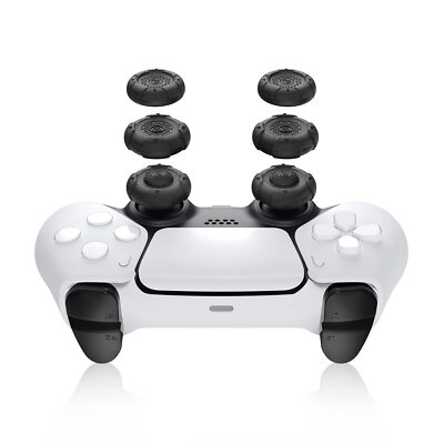 GeekShare Thumb Grips for PS4 PS5 Switch Pro Controller Thumbsticks Cover 6PCS